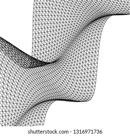 Architectural drawing. Geometric background