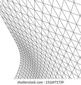 Architectural drawing. Geometric background