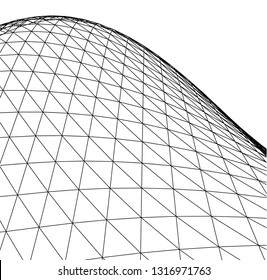 Architectural drawing. Geometric background