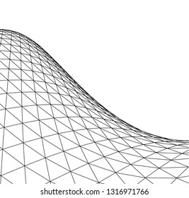 Architectural drawing. Geometric background