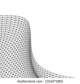 Architectural drawing. Geometric background
