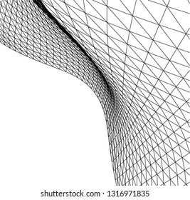 Architectural drawing. Geometric background