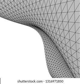 Architectural drawing. Geometric background