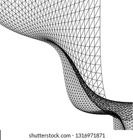 Architectural drawing. Geometric background