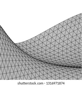 Architectural drawing. Geometric background