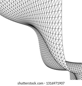 Architectural drawing. Geometric background