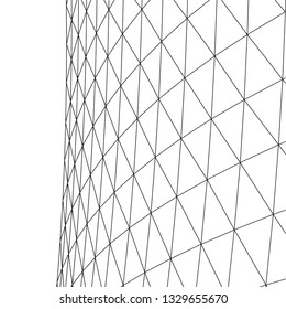 Architectural drawing. Geometric background