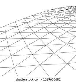 Architectural drawing. Geometric background
