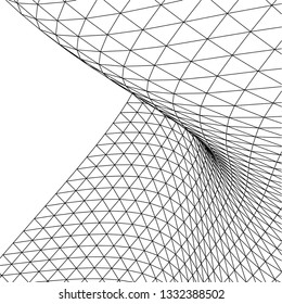 Architectural drawing. Geometric background