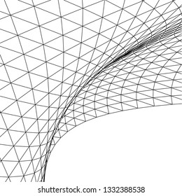Architectural drawing. Geometric background