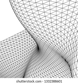 Architectural drawing. Geometric background
