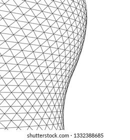 Architectural drawing. Geometric background