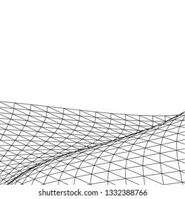 Architectural drawing. Geometric background
