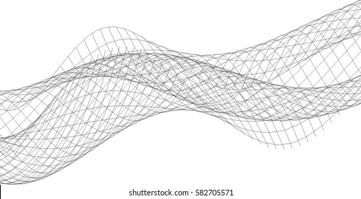 Architectural drawing. Geometric background