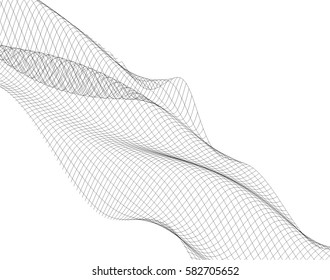 Architectural drawing. Geometric background