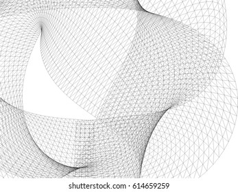 Architectural drawing. Geometric background