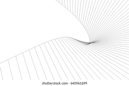 Architectural drawing. Geometric background