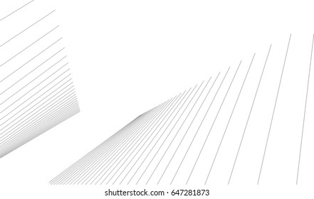Architectural drawing. Geometric background