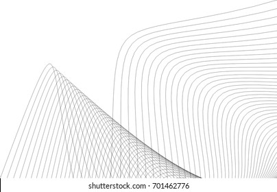 Architectural drawing. Geometric background