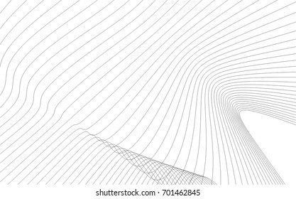 Architectural drawing. Geometric background