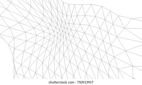 Architectural drawing. Geometric background