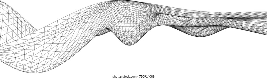 Architectural drawing. Geometric background