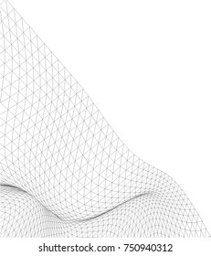 Architectural drawing. Geometric background