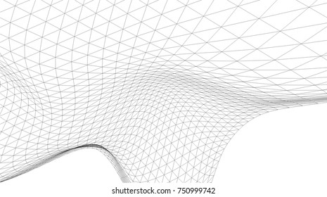 Architectural drawing. Geometric background