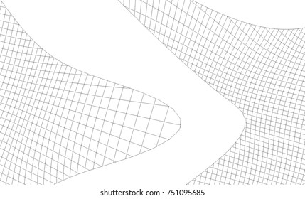 Architectural drawing. Geometric background