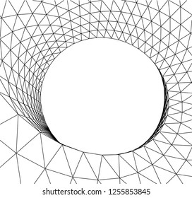 Architectural drawing. Geometric background 3d