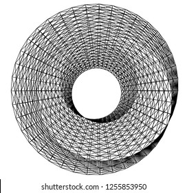 Architectural drawing. Geometric background 3d