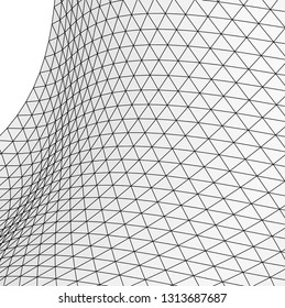 Architectural drawing. Geometric background 3d
