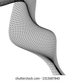 Architectural drawing. Geometric background 3d