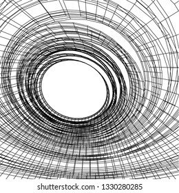 Architectural drawing. Geometric background 3d