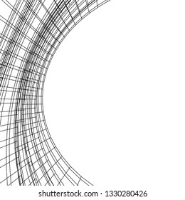 Architectural drawing. Geometric background 3d