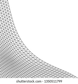 Architectural drawing. Geometric background 3d