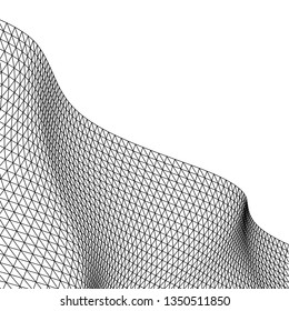 Architectural drawing. Geometric background 3d