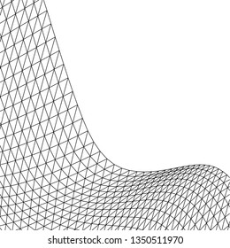 Architectural drawing. Geometric background 3d