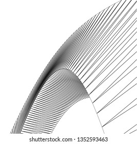 Architectural drawing. Geometric background 3d