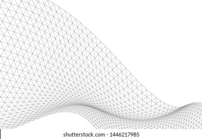 Architectural drawing. Geometric background 3d