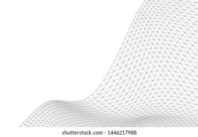 Architectural drawing. Geometric background 3d