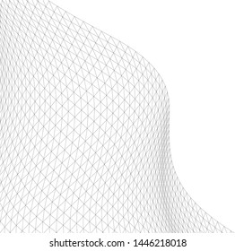 Architectural drawing. Geometric background 3d