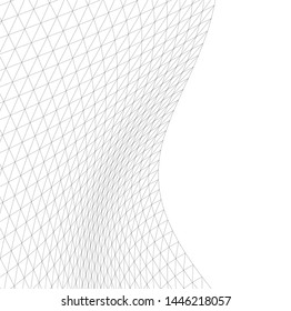 Architectural drawing. Geometric background 3d