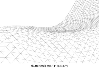 Architectural drawing. Geometric background 3d