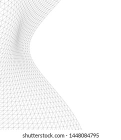 Architectural drawing. Geometric background 3d