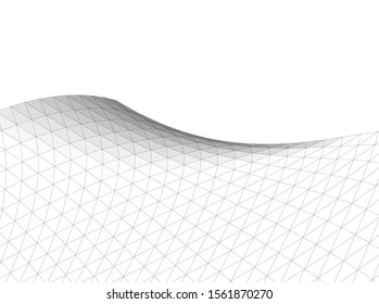 Architectural drawing. Geometric background 3d