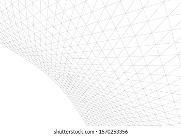 Architectural drawing. Geometric background 3d