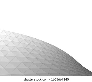 Dibujo arquitectónico. Fondo geométrico 3d