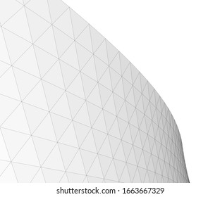 Dibujo arquitectónico. Fondo geométrico 3d