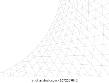 Architectural drawing. Geometric background 3d